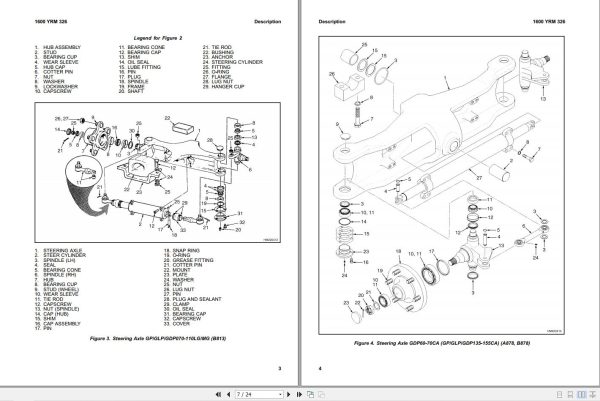 Yale Forklift B813 GP MG Service Manual 1