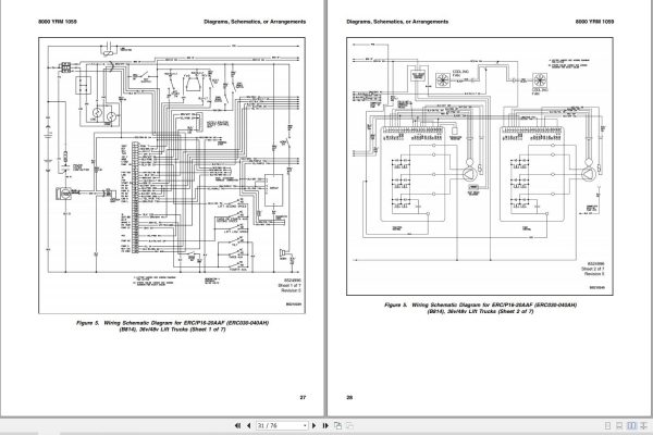 Yale Forklift B814 ERC030 40AH Service Manual 3