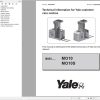 Yale Forklift B865 MO10 MO10S MO10S WP Service Manual