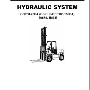 Yale Forklift B878 GDPGLP60 70CA Europe Service Manual 02.2023 1