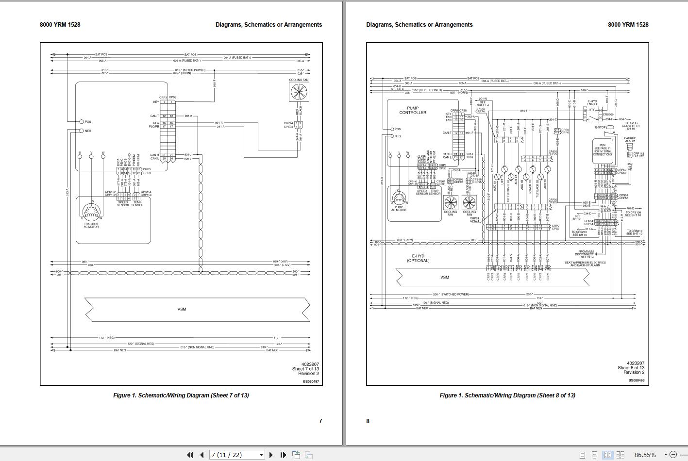 Yale Forklift B888 ERP025VC ERP030VC Service Manual 2