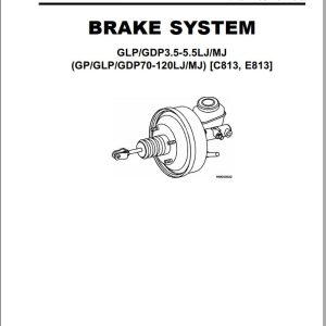 Yale Forklift C813 GDP070 090LJ GDP100 120MJ Service Manual 02.2023
