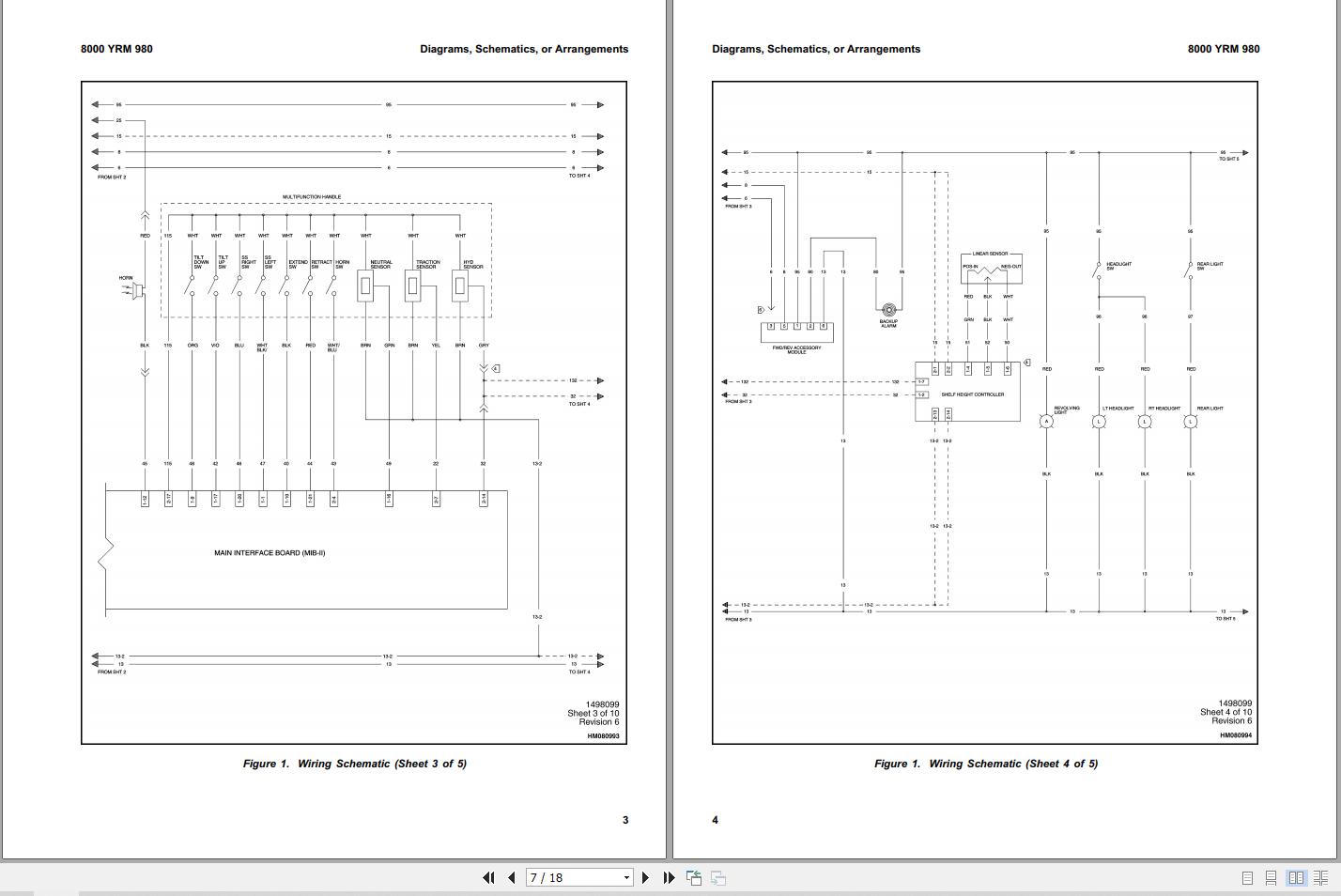 Yale Forklift C816 NS040 050AF Service Manual 2