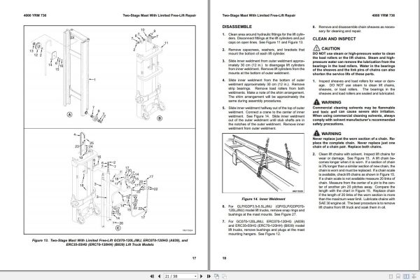 Yale Forklift C818 GC GLC GDC070 120MJ GC GLC GDC080 120LJ MJBCS Service Manual 2