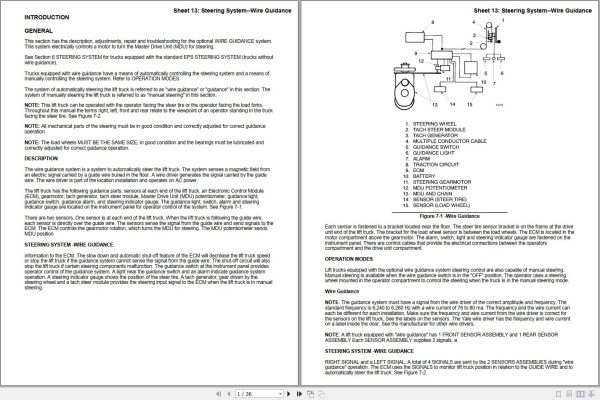 Yale Forklift C826 OSSS030BD Service Manual