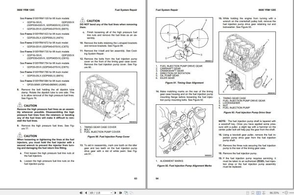 Yale Forklift D810 GDPGLP030VX to GDPGLPS040VX Service Manual 02.2023 2