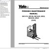Yale Forklift D849 Periodic Maintenance Manual