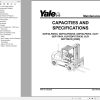 Yale Forklift D909 GDP80VX to GLP90VX Europe Service Manual 02.2023