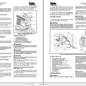 Yale Forklift E177 GLPGDP 202530 RFTF Europe Service Manual