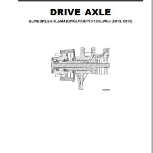 Yale Forklift E813 GDPGLP35 40LJ GDPGLP45 55 MJ Europe Service Manual