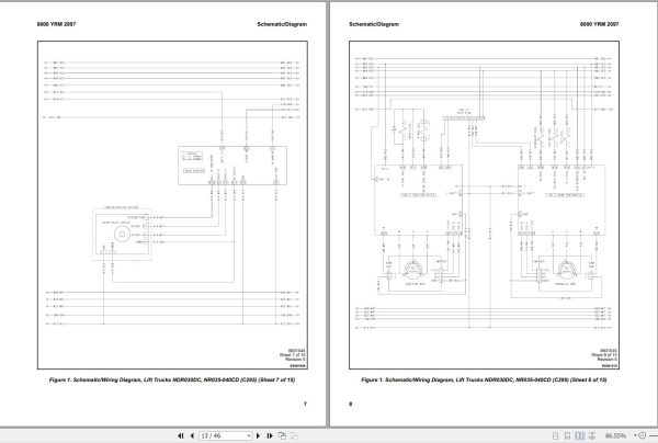 Yale Forklift E861 NR035EC NR040EC NR045EC NDR30EC NDR35EC Service Manual 2
