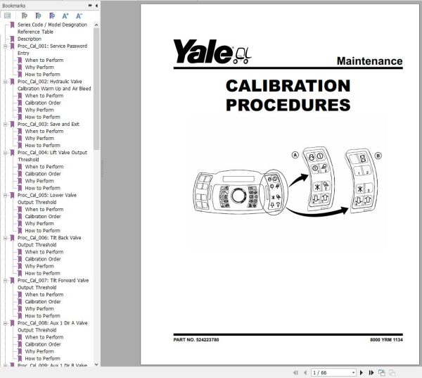 Yale Forklift E879 GC GLC GDC135VX 155VX Service Manual 1