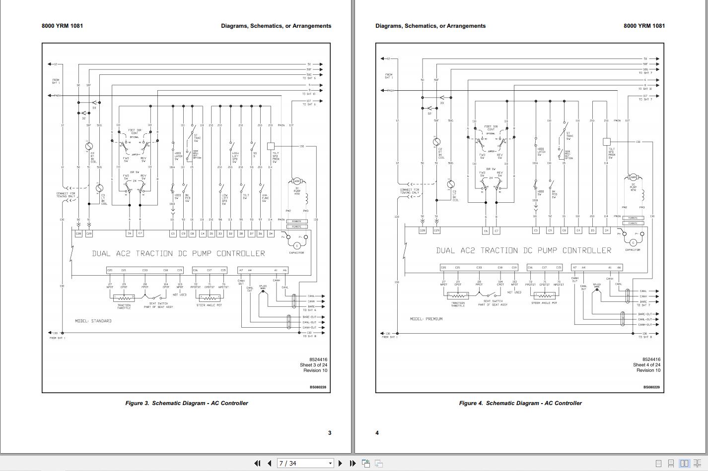 Yale Forklift F807 ERP030 035 040TH Service Manual 2