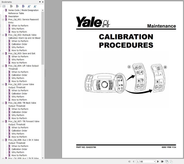 Yale Forklift F813 GLPGDP 40VX5 to 55VX Europe Service Manual 02.2023 1