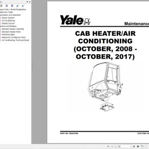 Yale Forklift F877 GDP130EC GDP140EC GDP160EC Europe Service Manual 02.2023