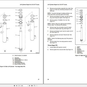 Yale Forklift G807 ERP030VT ERP035VT ERP040VT Service Manual 1