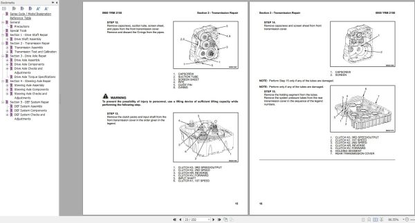 Yale Forklift H876 GDP190DC to GD280DC Service Manual 05.2023 2