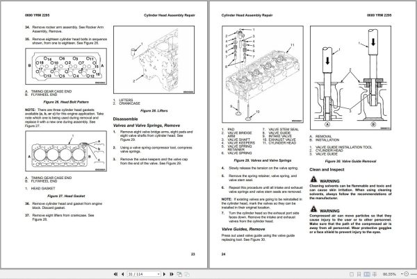 Yale Forklift H878 GP135VX to GP170SVX Service Manual 02.2023 2