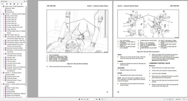 Yale Forklift J876 GDP80DF to GDP120DF Service Manual 02.2023 2