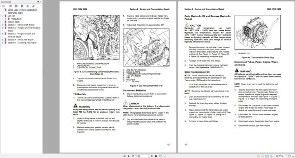 Yale Forklift K876 GDP160EFS12 to GDP80 120DF Europe Service Manual 09.2023 2