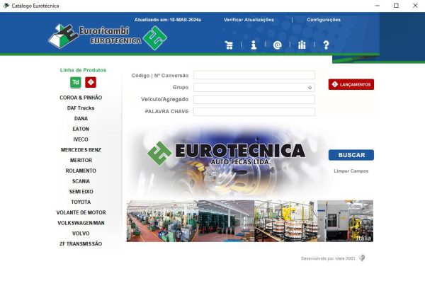 ZF Euroricambi EurotecnicaEPC 03.2024 Brazil Parts Catalog 1