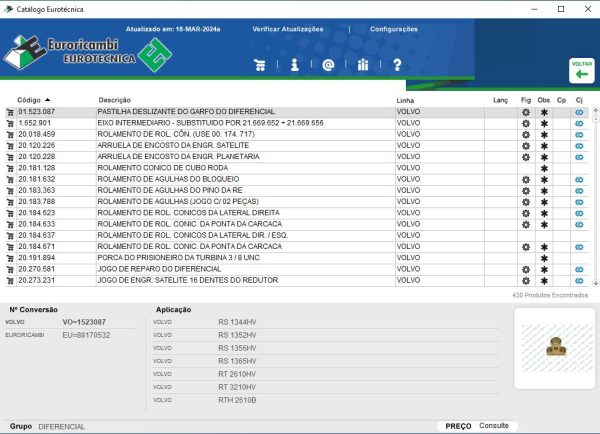 ZF Euroricambi EurotecnicaEPC 03.2024 Brazil Parts Catalog 2
