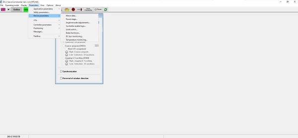 BT Toyota DIS 2 ServoCommander Vers 2.4 Parameters Programing 10