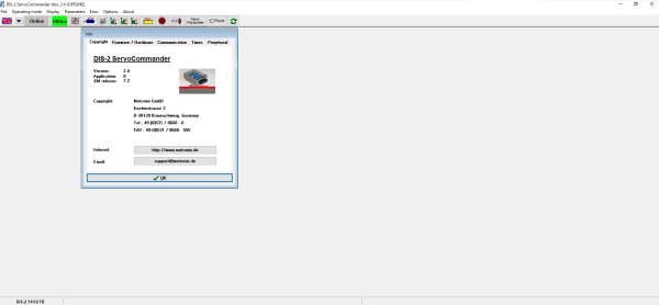 BT Toyota DIS 2 ServoCommander Vers 2.4 Parameters Programing 5