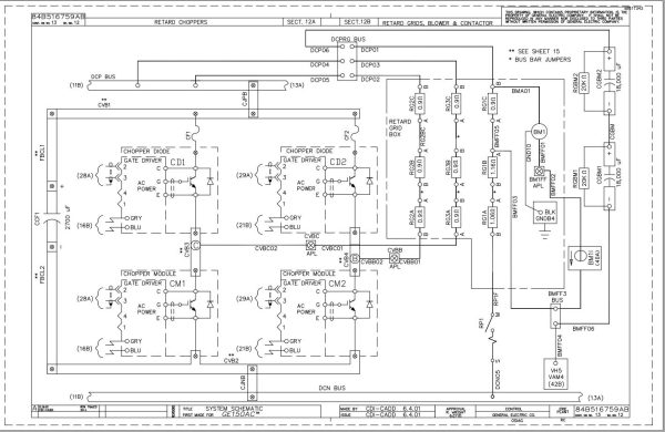Caterpillar AC Wheel 17KG527B1 Drive System Schematic Diagram BI617343 1
