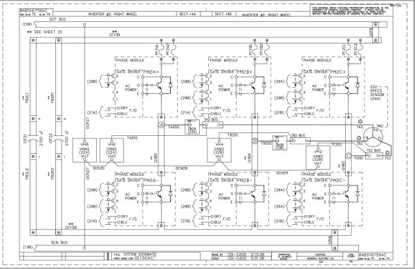 Caterpillar AC Wheel 17KG527C2 Drive System Schematic Diagram BI617344 1
