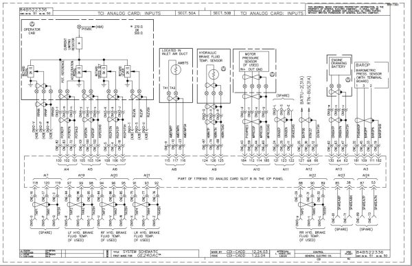 Caterpillar AC Wheel 17KG535A1 Drive System Schematic Diagram BI617393 1