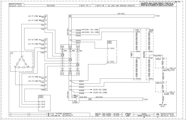 Caterpillar AC Wheel 17KG535B1 Drive System Schematic Diagram BI617394 1