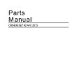 Caterpillar Armored Face Conveyor CRINUM SET 2 AFC Parts Manual BI014262