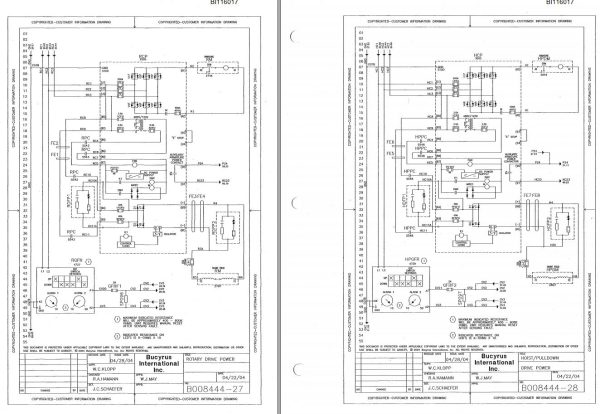 Caterpillar Blast Hole Drill Electrical 49RIII Service Manual BI116017 1