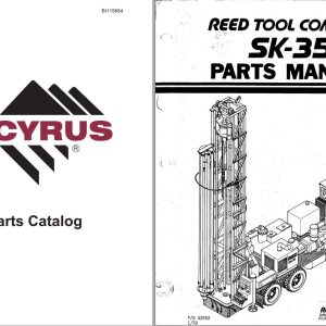 Caterpillar Blast Hole Drill SK 35 Parts Manual BI115664