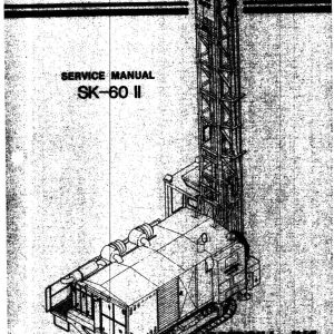 Caterpillar Blast Hole Drill SK 60II Service Manual BI007082