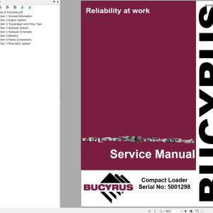 Caterpillar Compact Loader CL110 Service Manual BI014597