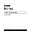 Caterpillar Continuous Miner CM445 Parts Manual EM030184