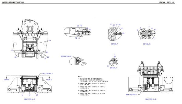 Caterpillar Continuous Miner CM445 Parts Manual EM030184 1