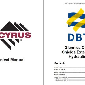 Caterpillar Creek Shields Extension Hydraulics Technical Manual BI616608