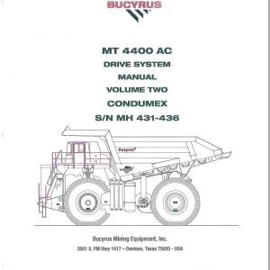 Caterpillar Drive System MT4400AC Maintenance Manual BI116000
