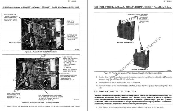 Caterpillar Drive System MT4400AC Maintenance Manual BI116000 1