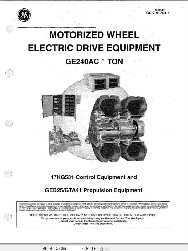 Caterpillar Equipment Service Manual BI115401