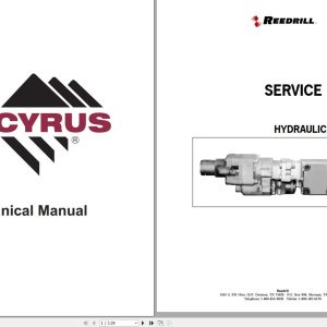 Caterpillar Hydraulic Rock Drill HPRH C HPRH D Service Manual BI615831