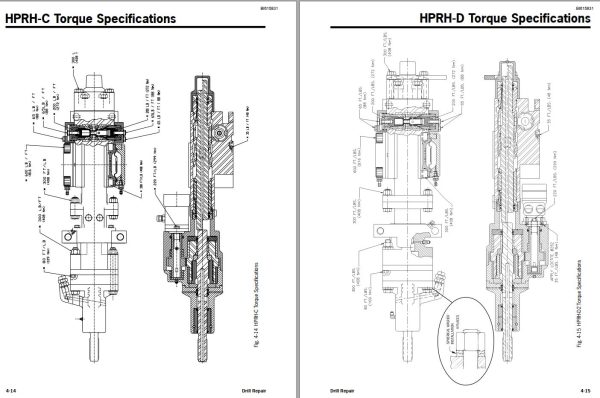Caterpillar Hydraulic Rock Drill HPRH C HPRH D Service Manual BI615831 1