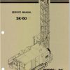 Caterpillar Infinity Blasthole Drill SK 60 Service Manual BI010283
