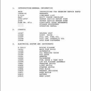 Caterpillar Jumbo Drill Mark III A Parts List BI008921