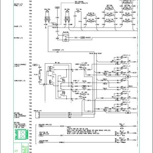 Caterpillar Mining Truck MH357 to MH734 Electrical Schematic BI618192 1