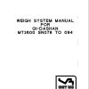 Caterpillar Mining Truck MT3600 Weith System Manual BI007294