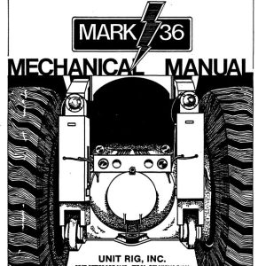 Caterpillar Mining Truck Mark 36 Mechanical Manual EN HR